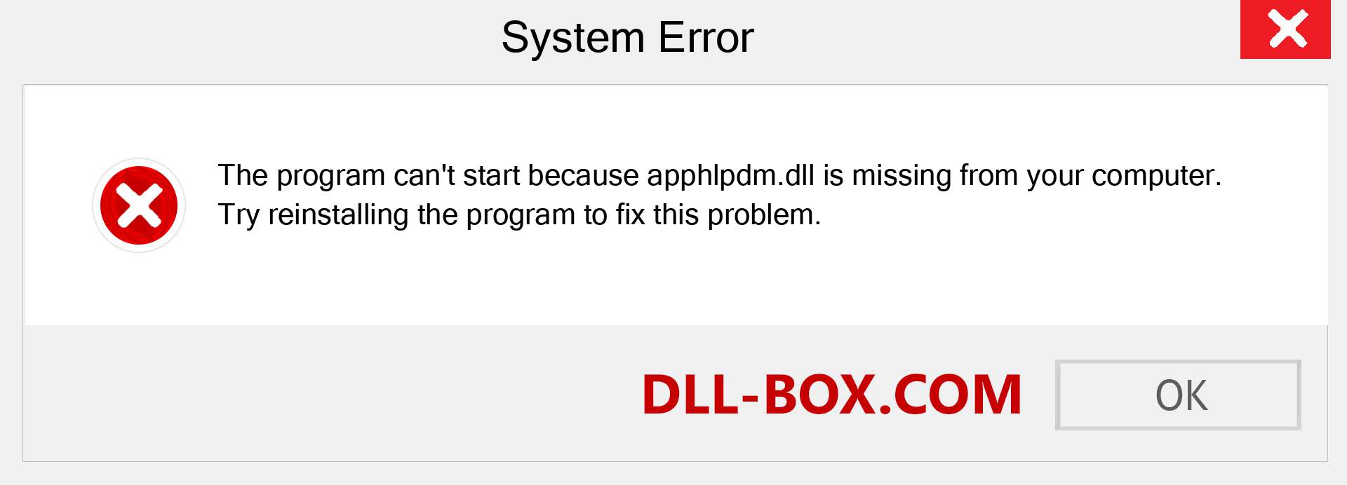  apphlpdm.dll file is missing?. Download for Windows 7, 8, 10 - Fix  apphlpdm dll Missing Error on Windows, photos, images