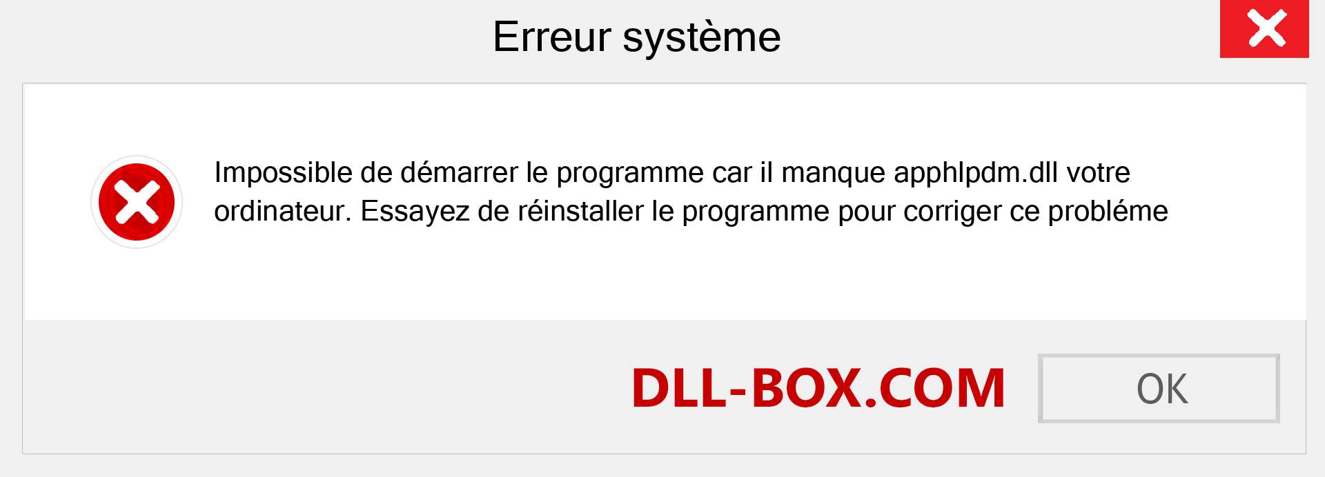 Le fichier apphlpdm.dll est manquant ?. Télécharger pour Windows 7, 8, 10 - Correction de l'erreur manquante apphlpdm dll sur Windows, photos, images